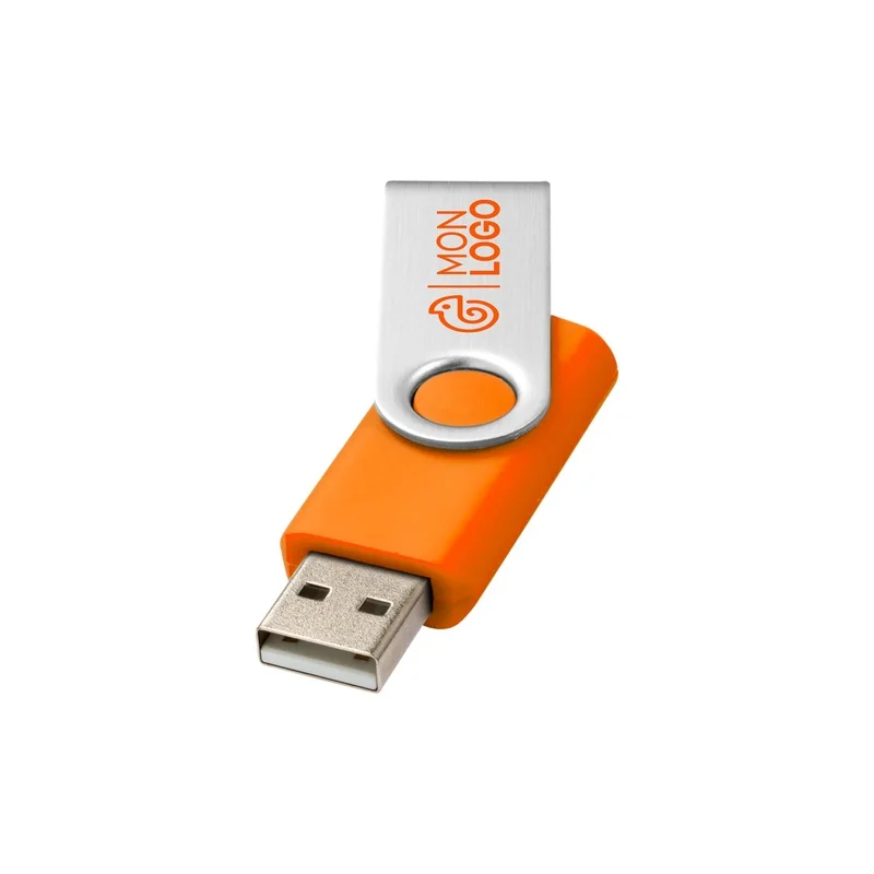 Clé USB rotative 2 en 1 pour téléphone portable, support à mémoire