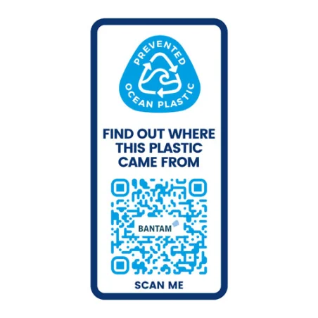 Bouteille de sport publicitaire en plastique recyclé H2O Active® Eco Base  650 mL - Cadoétik