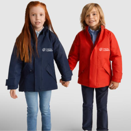 Veste personnalisable Europa imperméable et matelassée pour enfant - 4 à 12 ans