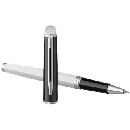 Stylo roller personnalisable Waterman avec habillage palladium - Hemisphere