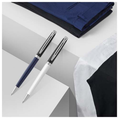 Stylo roller personnalisé Waterman avec habillage palladium - Hemisphere