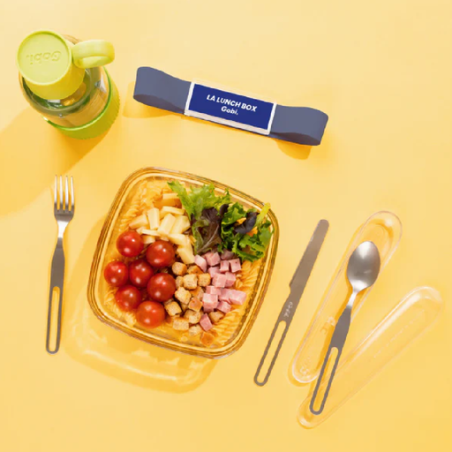 Lunchbox Gobi Indoor en verre et PP avec carte personnalisée incluse - Made in France