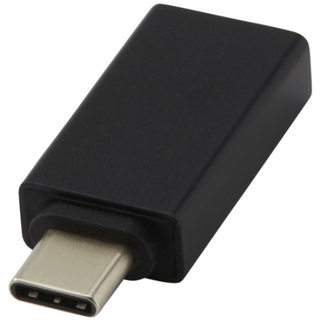 Adaptateur publicitaire Adapt en aluminium USB-C vers USB-A 3.0 - Tekiō