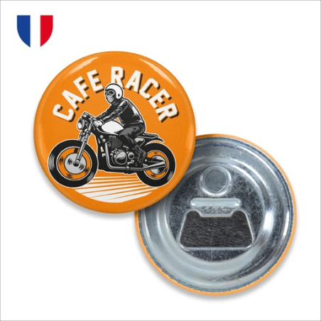 Badge aimenté décapsuleur personnalisable - Ø 5,6cm – made in France