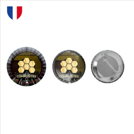 Badge personnalisable fermeture épingle – Ø 2,5 à 10 cm - Made in France