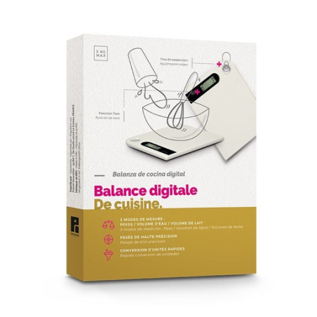 Balance digitale personnalisable de cuisine