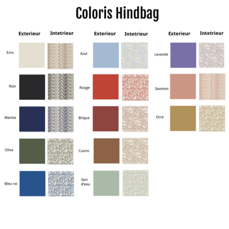 Housse d'ordinateur Léo 13 pouces en coton 100% Bio GOTS 350g/m2 Studio by Hindbag