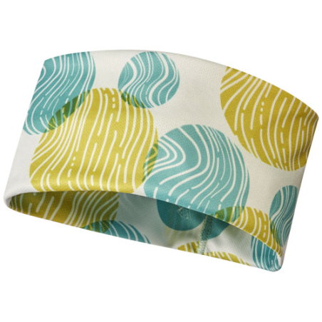 Bandeau personnalisable Ella en polyester 135g/m2 technologie Coolmax® avec impression par sublimation