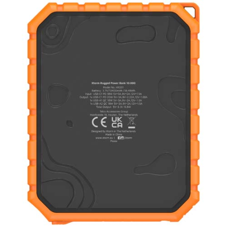 Batterie de secours personnalisable 10 000 mAh étanche avec torche Xtorm XR201 Xtreme