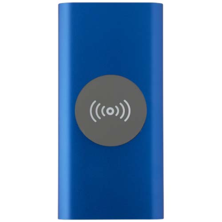 Batterie de secours personnalisable sans fil en aluminium recyclé Juice type-C de 8 000 mAh