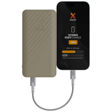 Batterie de secours personnalisable à charge rapide Xtorm XG220 Go2 de 15 W et 20 000 mAh