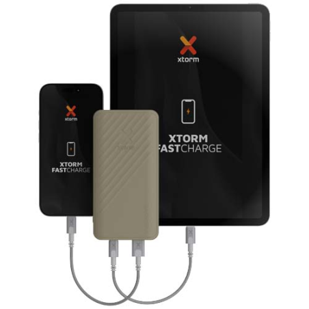 Batterie de secours personnalisable à charge rapide Xtorm XG220 Go2 de 15 W et 20 000 mAh