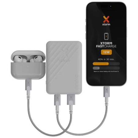 Batterie de secours à charge rapide Xtorm Go2 de 12 W et 5 000 mAh