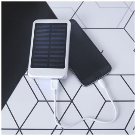 Batterie externe personnalisée solaire 4000 mAh Bask