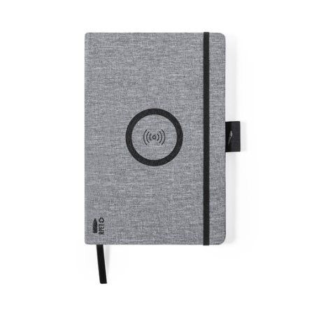 Bloc notes personnalisable A5 avec chargeur à induction Bein