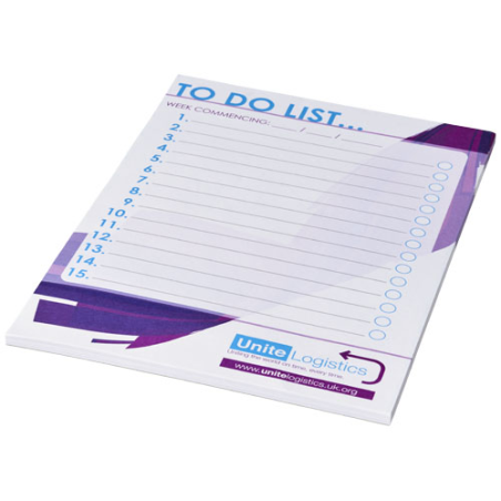 Bloc-notes personnalisable A5 - 25/50/100 feuilles Desk-Mate®