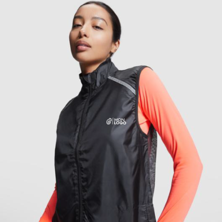 Bodywarmer personnalisable de course en polyester 170g/m2 Jannu unisexe - XS à 2XL