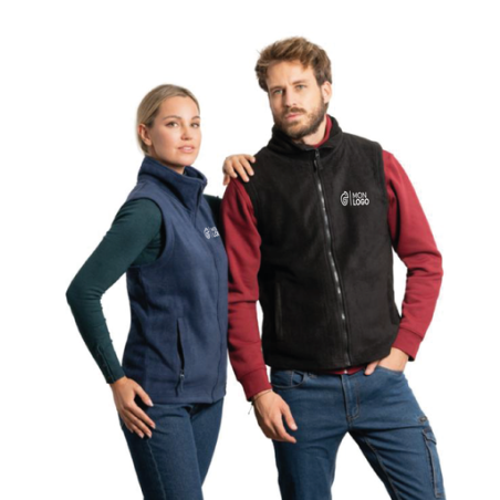 Bodywarmer personnalisable en polaire 300g/m2 unisexe Bellagio - S à 3XL