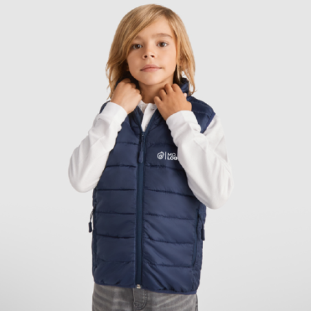 Bodywarmer personnalisable en polyester 290g/m2 pour enfant