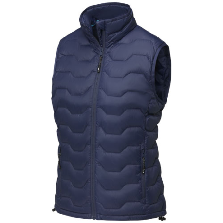 Bodywarmer personnalisé duvet isotherme Epidote recyclé certifié GRS pour femme XS à XXL