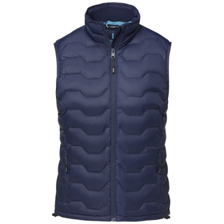 Bodywarmer personnalisé duvet isotherme Epidote recyclé certifié GRS pour femme XS à XXL