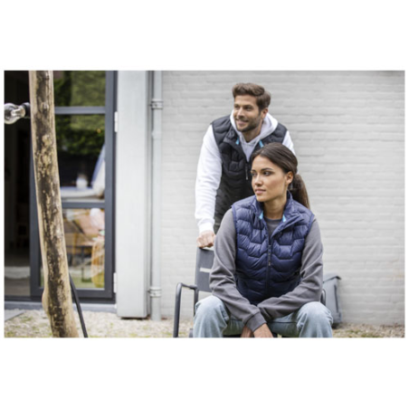 Bodywarmer personnalisé duvet isotherme Epidote recyclé certifié GRS pour femme XS à XXL