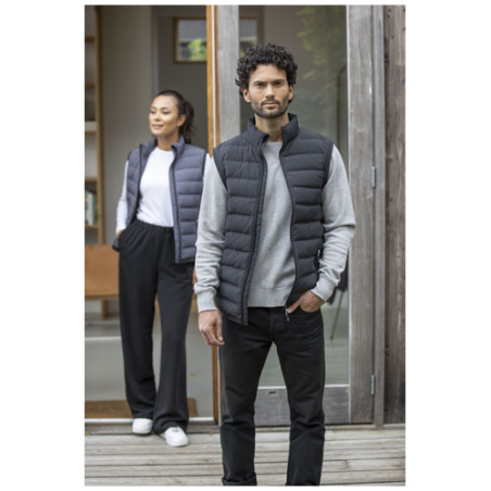 Bodywarmer personnalisé duvet recyclé GRS Caltha femme - XS à 2XL