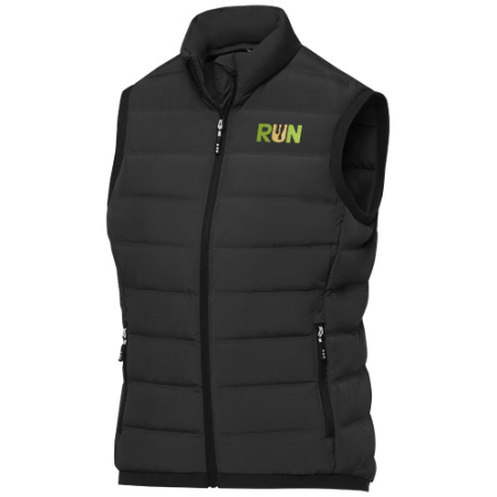 Bodywarmer personnalisé duvet recyclé GRS Caltha femme - XS à 2XL