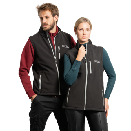 Bodywarmer personnalisé softshell unisexe Nevada - S à XL