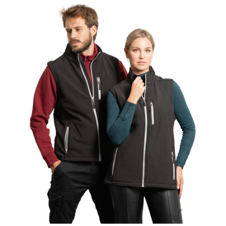 Bodywarmer personnalisé softshell unisexe Nevada - S à XL