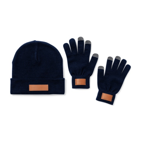 Bonnet et gant tactile personnalisables Prasan