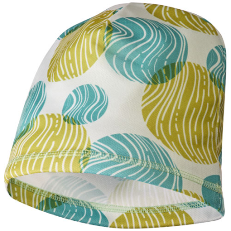 Bonnet personnalisable avec impression par sublimation et technologie Coolmax® en polyester 135g/m2 Leia