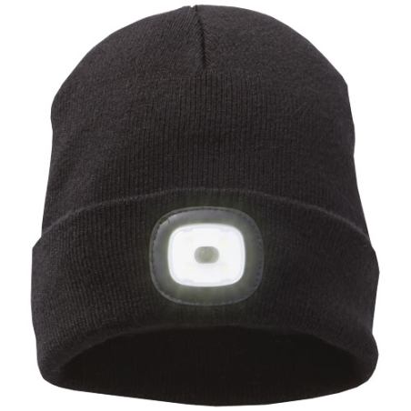 Bonnet publicitaire en tricot Mighty avec LED