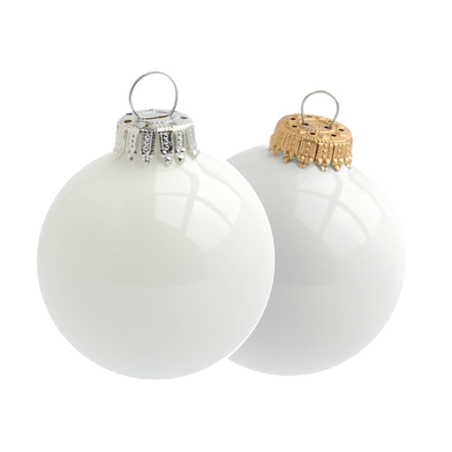 Boule de noël personnalisée avec laque brillante Gaspard 6cm - Mini 250 pcs