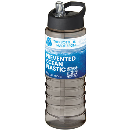 Bouteille de sport H2O Active® Eco Treble de 750 ml avec couvercle à bec verseur