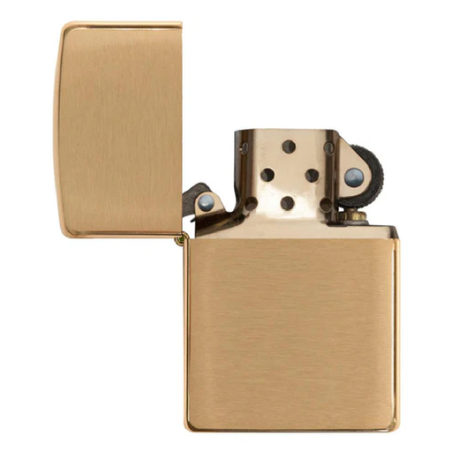 Briquet personnalisé Zippo® en Laiton brossé ou Polie