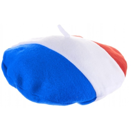 Béret personnalisable pour supporter en feutrine France