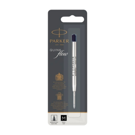 Cartouche pour stylo bille Parker - Encre noire