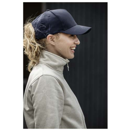 Casquette personnalisable en coton et polyester recyclée Onyx Aware™ 5 panneaux