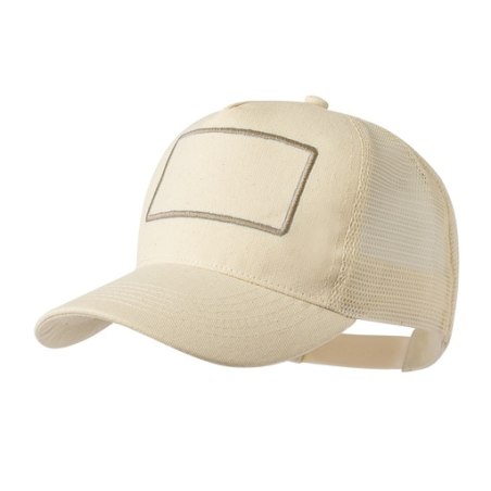 Casquette publicitaire Trucker 5 panneaux en polyester RPET Daphne