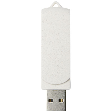 Clé USB personnalisable Rotate 4 Go en paille de blé