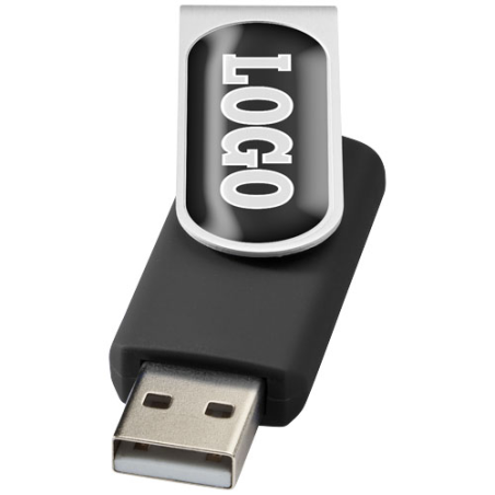 Clé USB personnalisée rotative avec doming