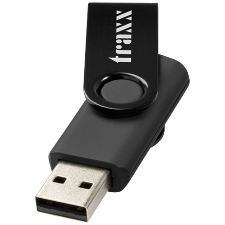 Clé USB personnalisée rotative métallisée