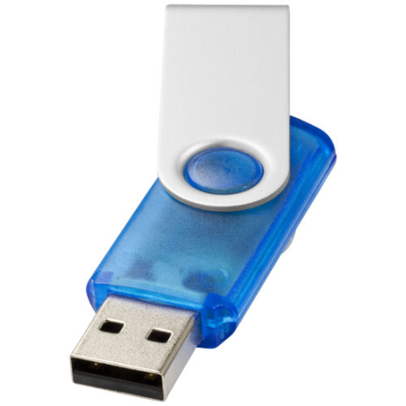 Clé USB publicitaire rotative translucide