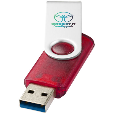 Clé USB personnalisée 3.0 Rotate translucide