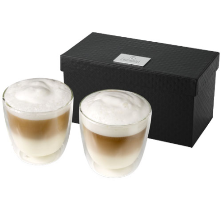 Coffret de 2 tasses à café à double paroi personnalisables Boda 200ml