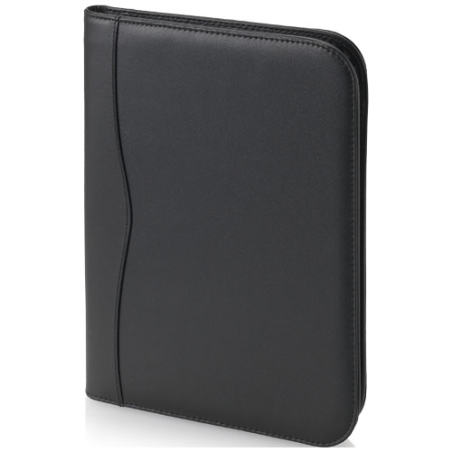 Conférencier personnalisable A4 zippé Ebony