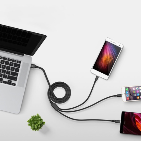 Câble de charge personnalisable 5 en 1 Buru