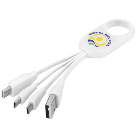 Câble de charge personnalisé USB multi ports 4 en 1 Troup