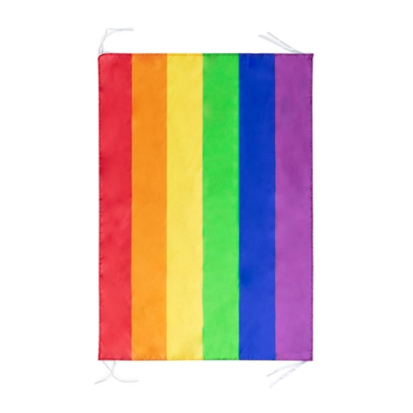 Drapeau arc-en-ciel personnalisable Nicky